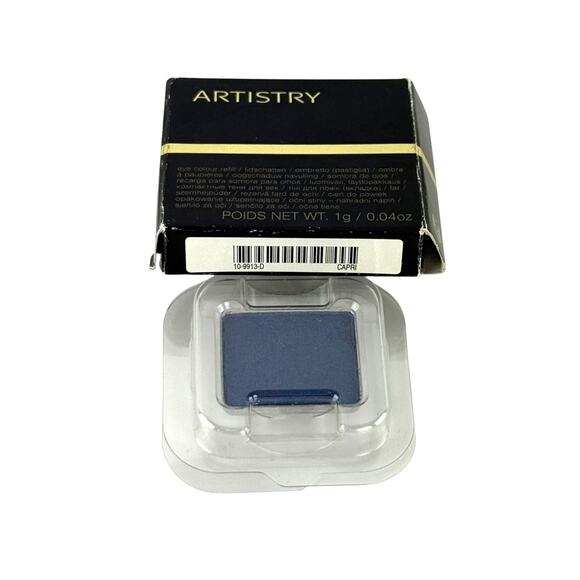 Artistry Eye Shadow Refill Pan Blue NOS Vintage Makeup New In Box Sealed - Picture 3 of 5